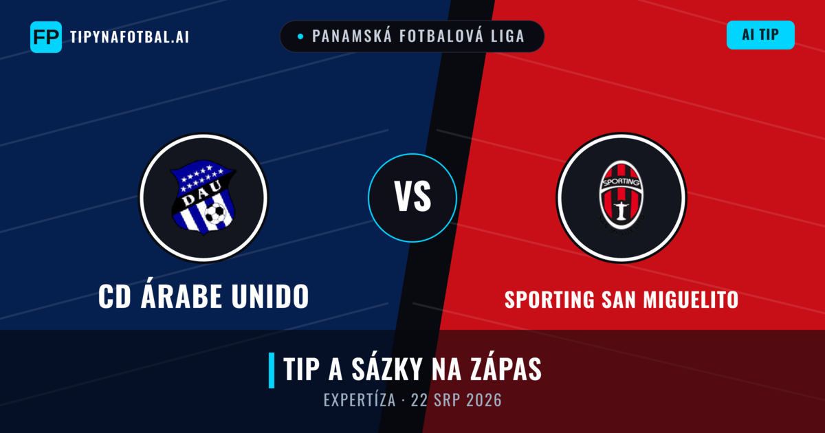 CD Árabe Unido vs Sporting San Miguelito — předpověď a náhled zápasu