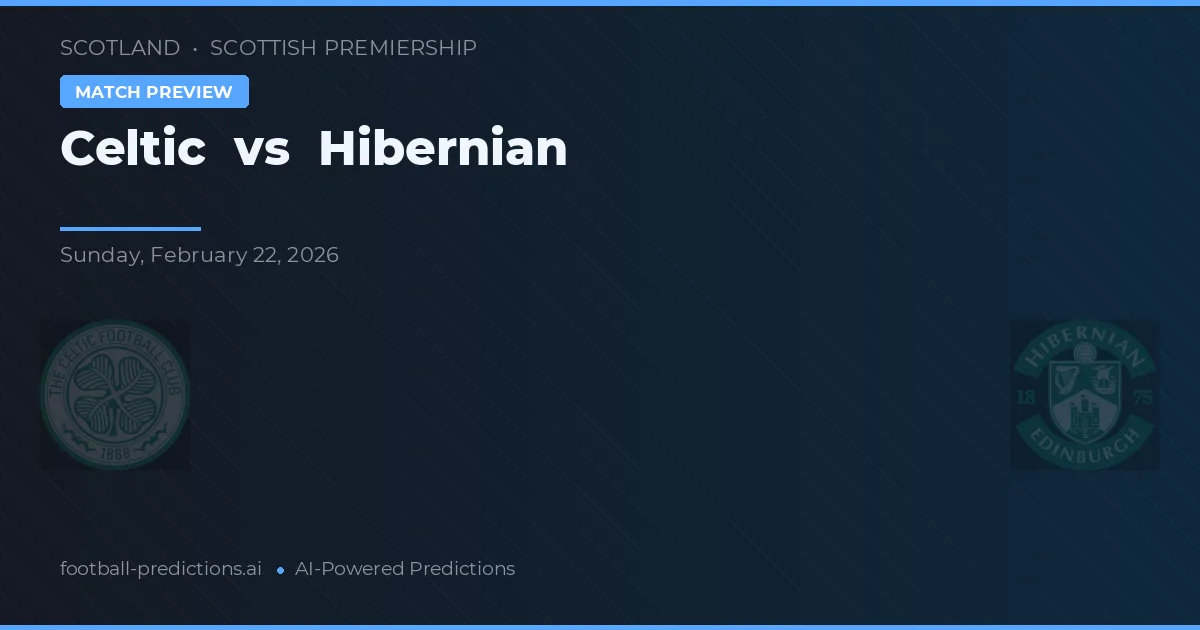 Celtic vs Hibernian — předpověď a náhled zápasu