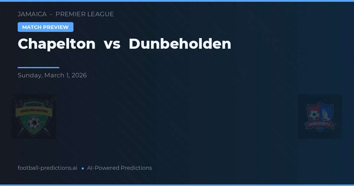 Chapelton vs Dunbeholden — předpověď a náhled zápasu
