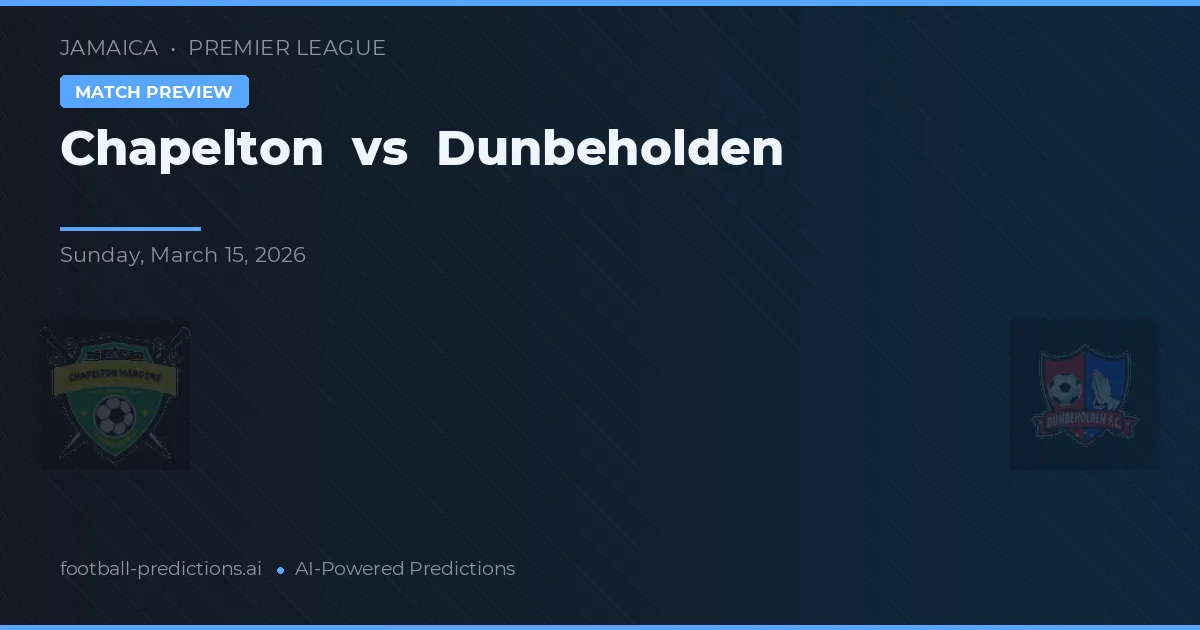 Chapelton vs Dunbeholden — předpověď a náhled zápasu