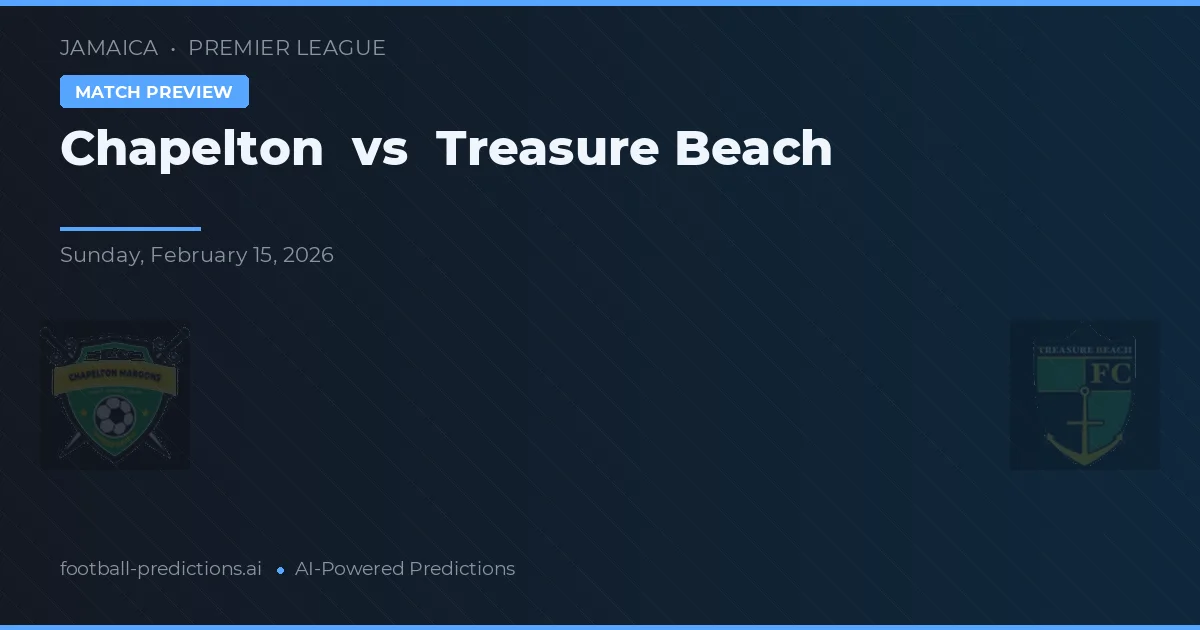 Chapelton vs Treasure Beach — předpověď a náhled zápasu