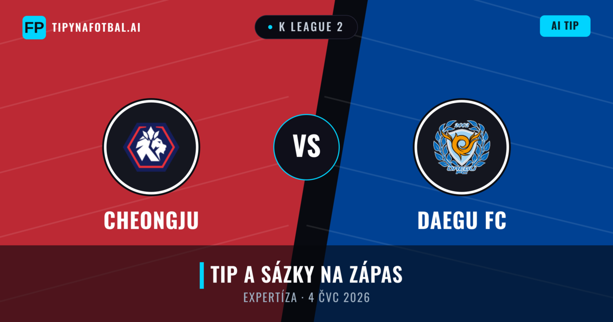 Cheongju vs Daegu FC — předpověď a náhled zápasu