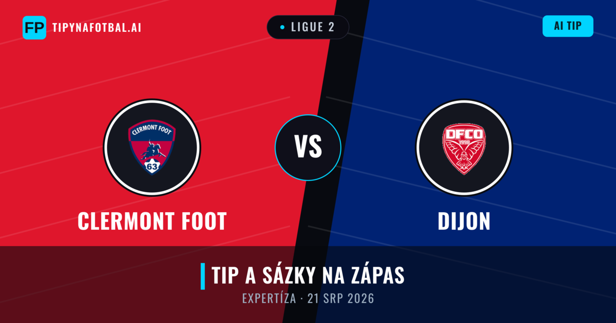 Clermont Foot vs Dijon — předpověď a náhled zápasu