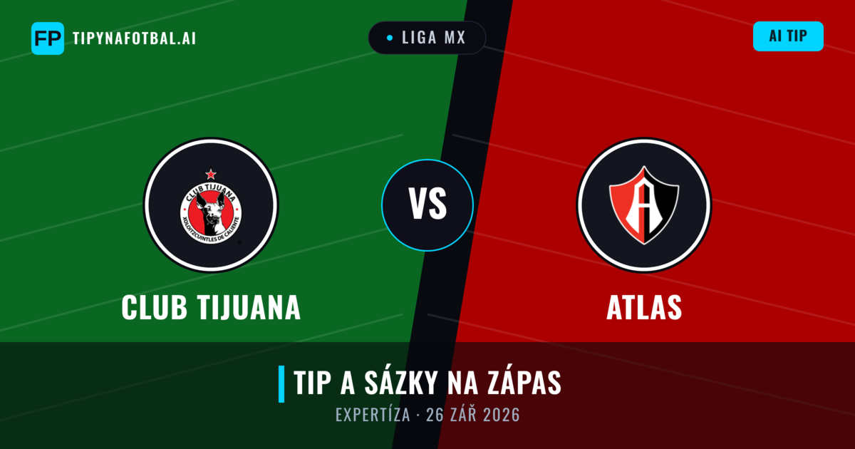 Club Tijuana vs Atlas — předpověď a náhled zápasu