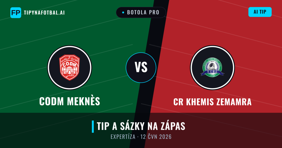 CODM Meknès vs CR Khemis Zemamra — předpověď a náhled zápasu