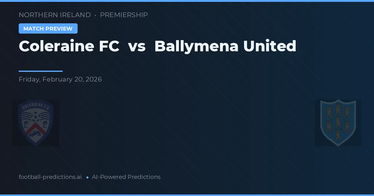 Coleraine FC vs Ballymena United — předpověď a náhled zápasu