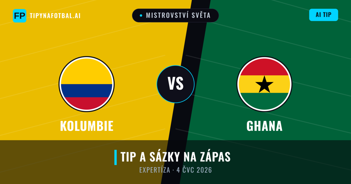 Kolumbie vs Ghana — předpověď a náhled zápasu