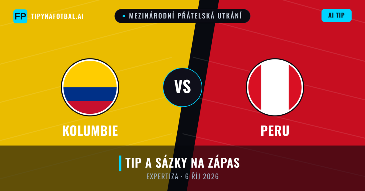 Kolumbie vs Peru — předpověď a náhled zápasu