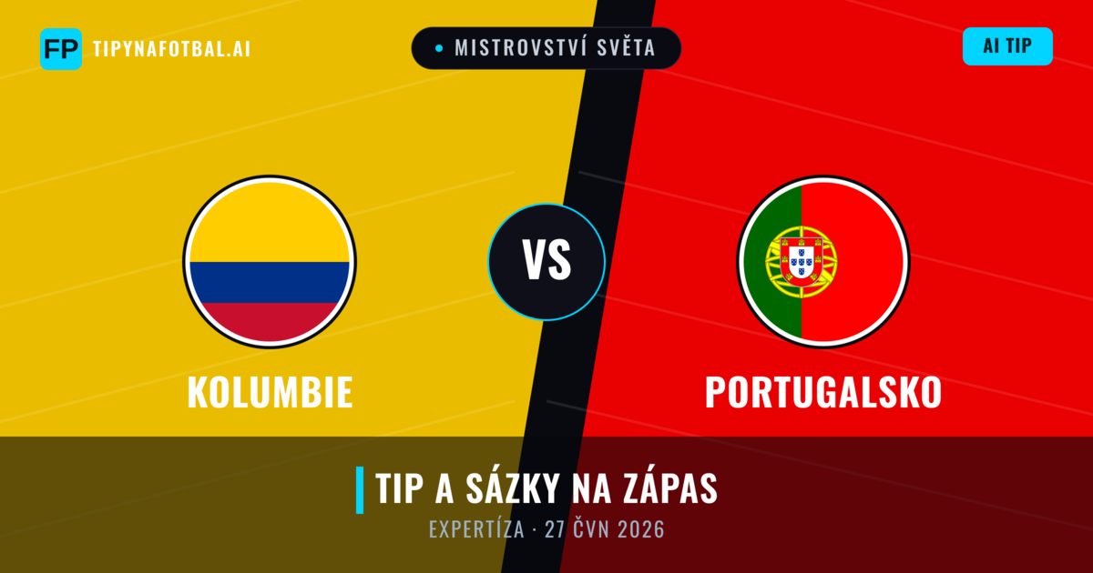 Kolumbie vs Portugalsko — předpověď a náhled zápasu