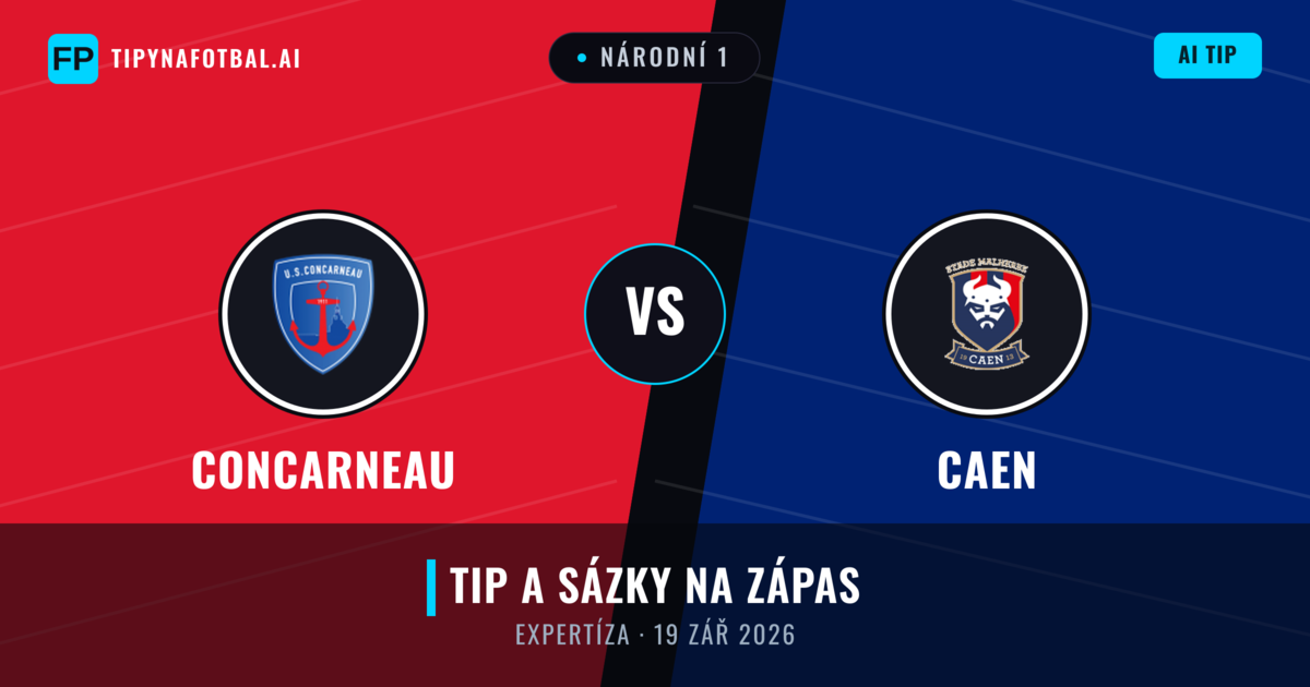 Concarneau vs Caen — předpověď a náhled zápasu