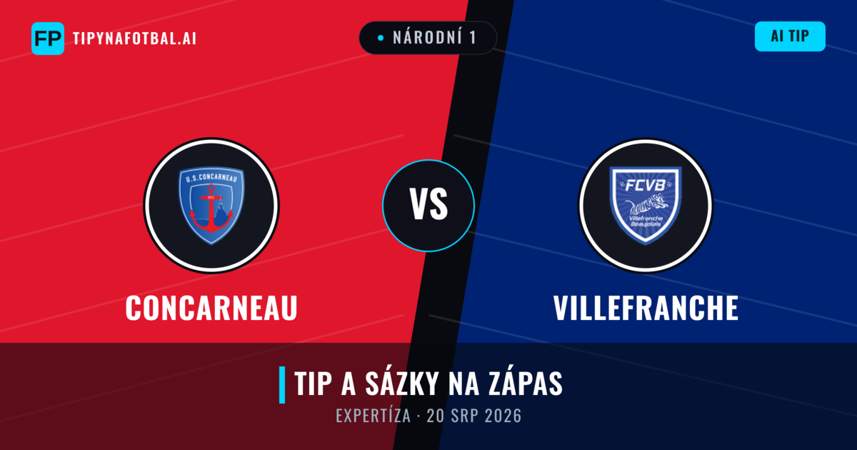 Concarneau vs Villefranche — předpověď a náhled zápasu
