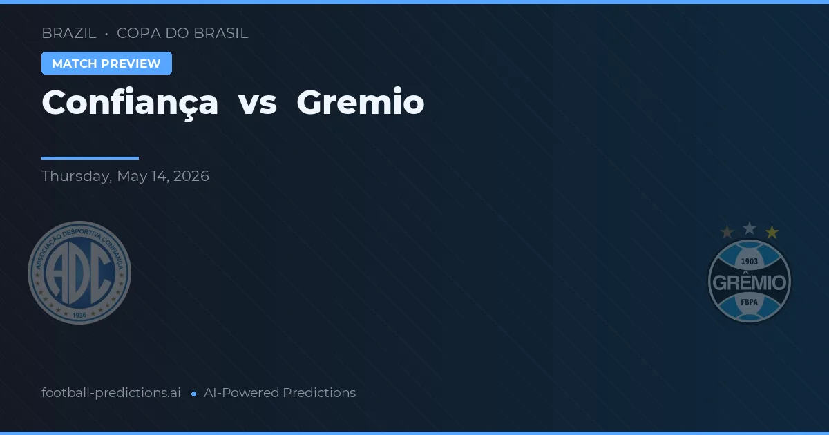 Confiança vs Gremio — předpověď a náhled zápasu