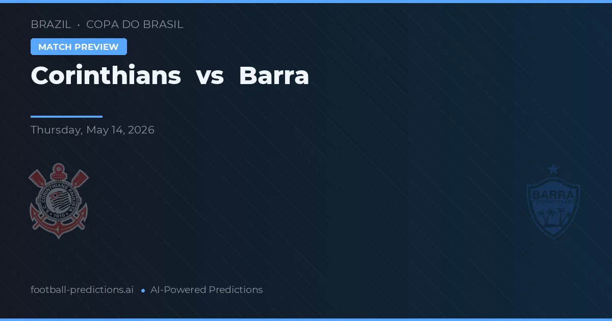 Corinthians vs Barra — předpověď a náhled zápasu