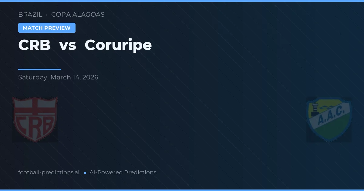 CRB vs Coruripe — předpověď a náhled zápasu