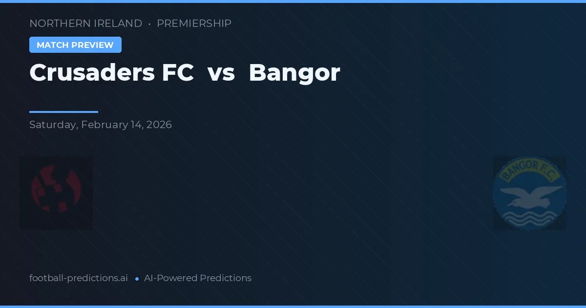 Crusaders FC vs Bangor — předpověď a náhled zápasu
