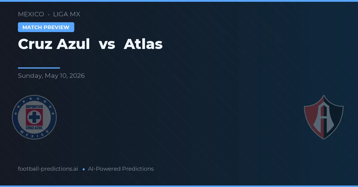 Cruz Azul vs Atlas — předpověď a náhled zápasu