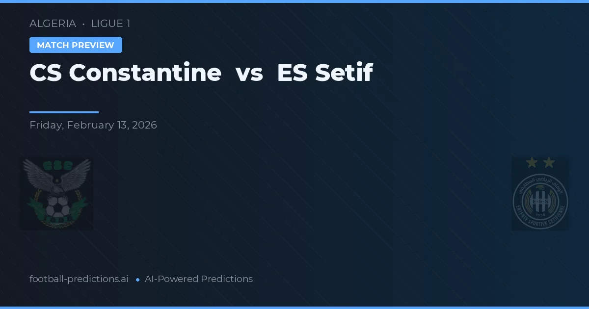 CS Káhira vs ES Sétif — předpověď a náhled zápasu
