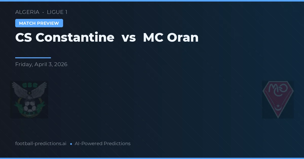 CS Káhira vs MC Oran — předpověď a náhled zápasu