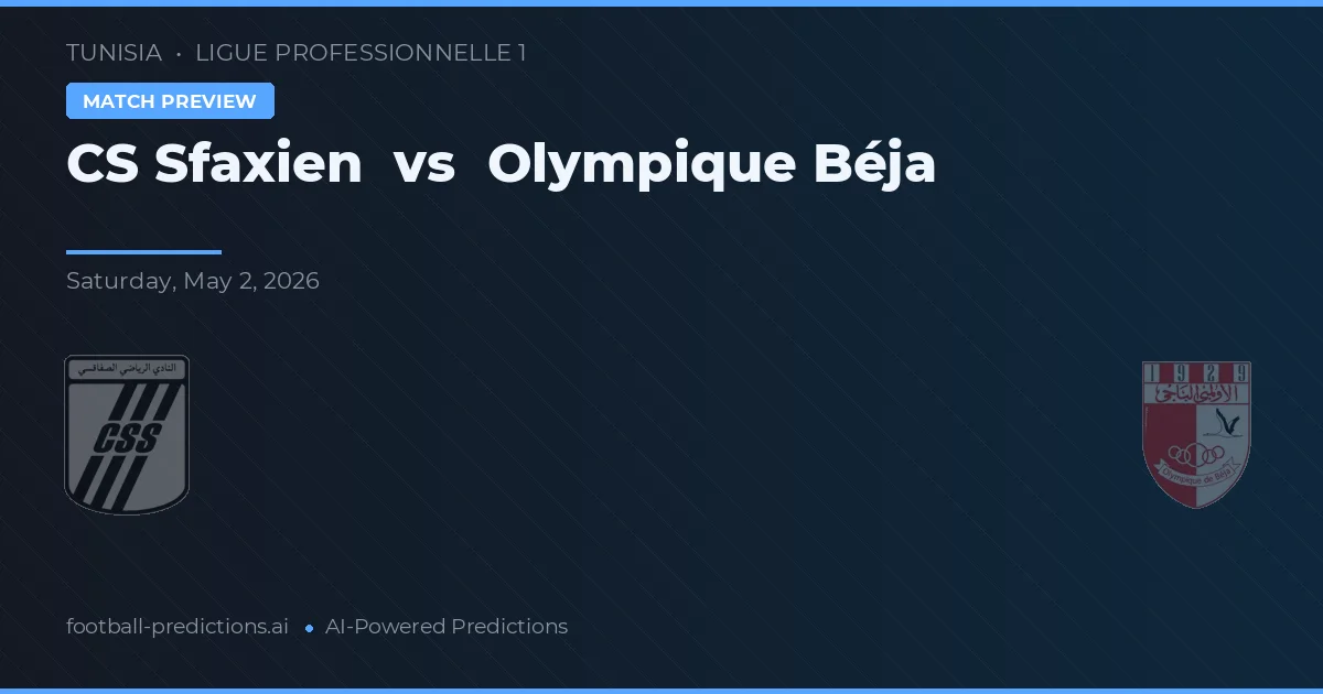 CS Sfaxien vs Olympique Béja — předpověď a náhled zápasu