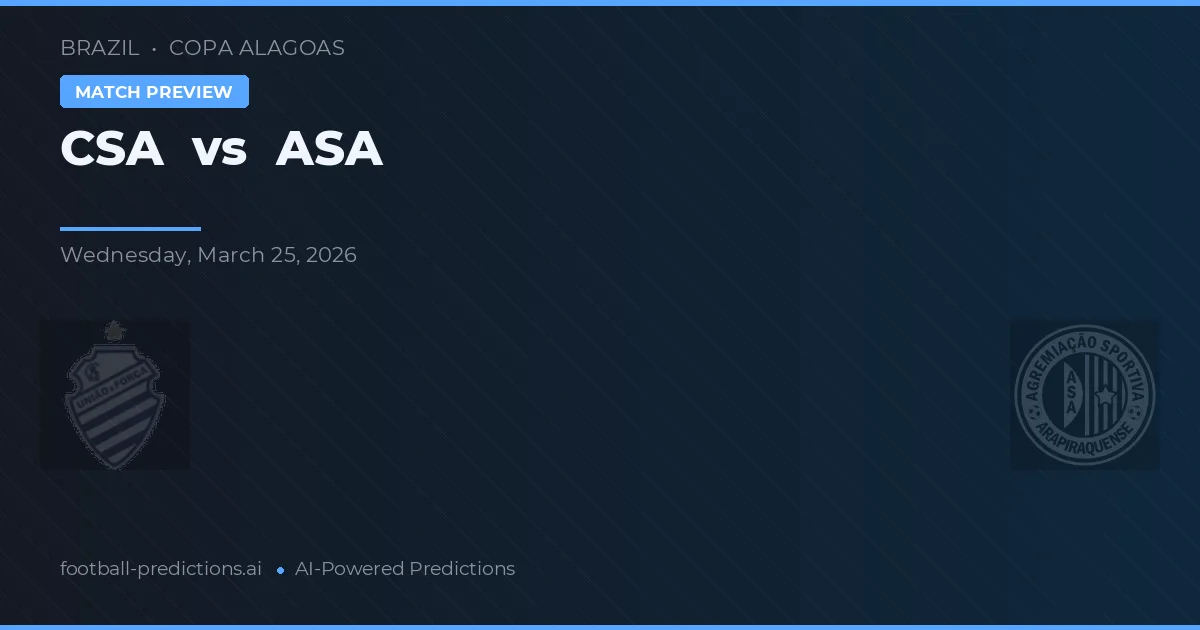 ASA vs CSA — předpověď a náhled zápasu