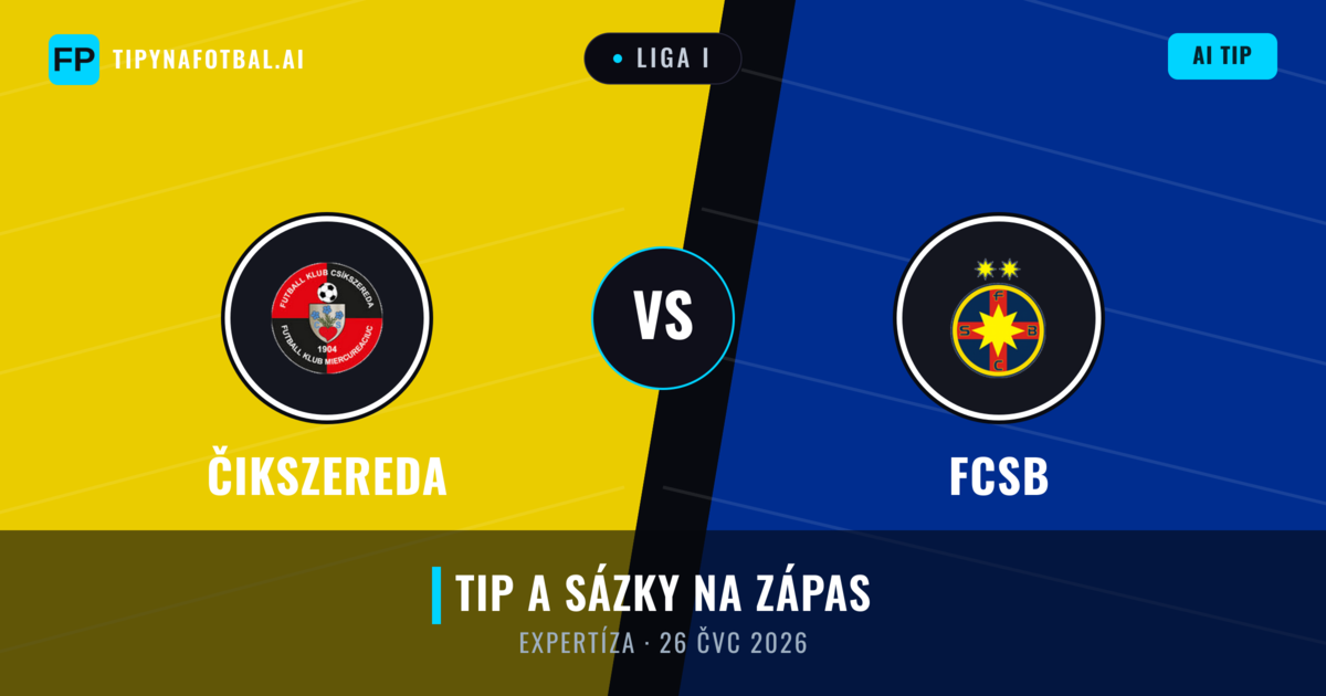 Čikszereda vs FCSB — předpověď a náhled zápasu