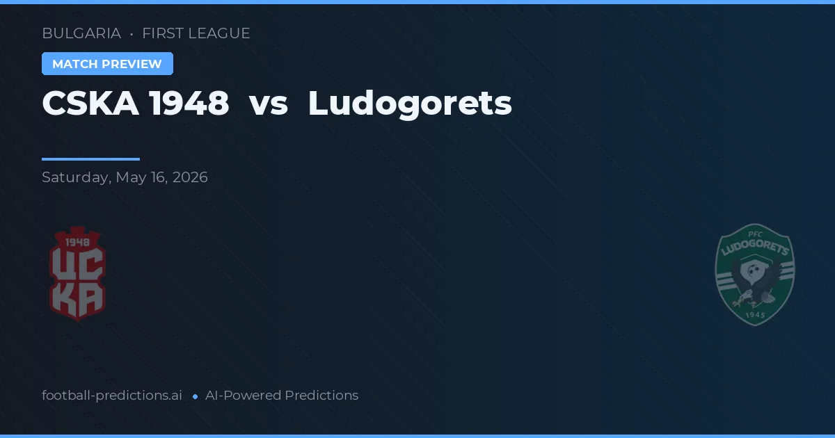 CSKA 1948 vs Ludogorets — předpověď a náhled zápasu