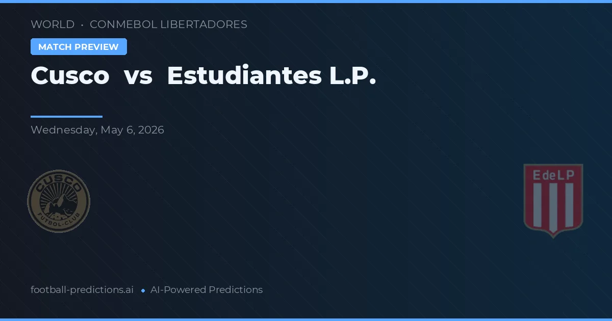 Cusco vs Estudiantes LP preview