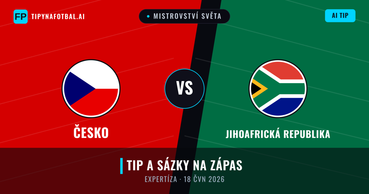 Česko vs Jihoafrická republika — předpověď a náhled zápasu
