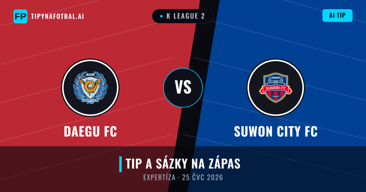 Daegu FC vs Suwon City FC — předpověď a náhled zápasu