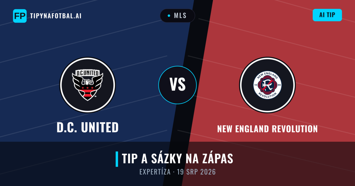 D.C. United vs New England Revolution — předpověď a náhled zápasu