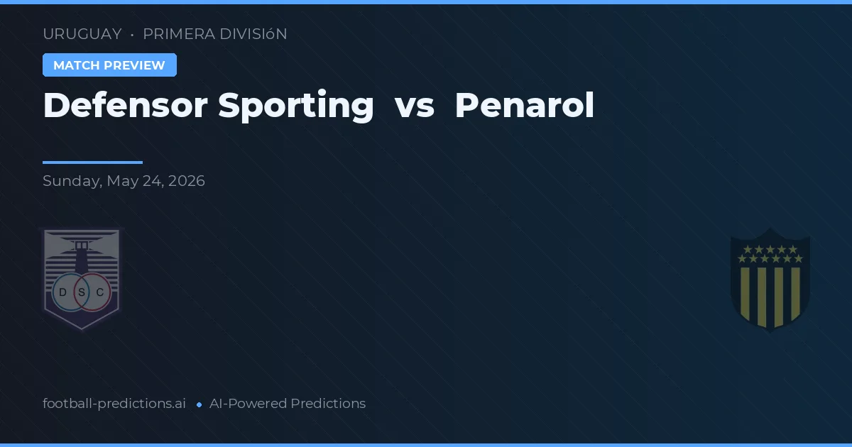 Defensor Sporting vs Peñarol — předpověď a náhled zápasu
