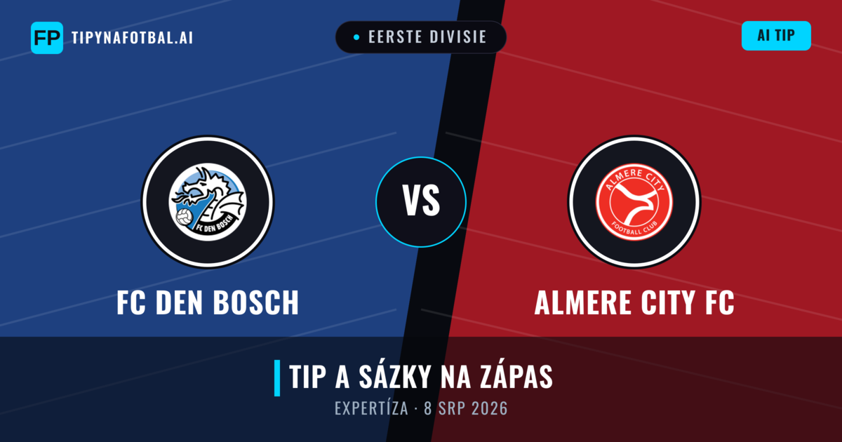 FC Den Bosch vs Almere City FC — předpověď a náhled zápasu
