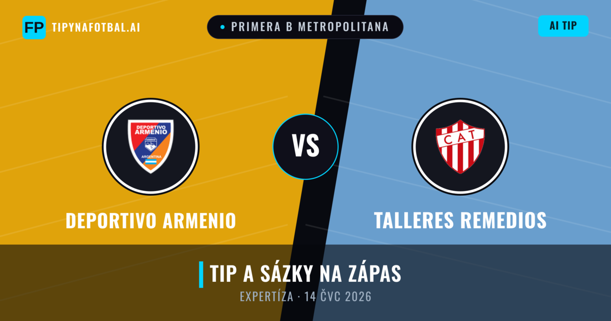 Deportivo Armenio vs Talleres Remedios — předpověď a náhled zápasu