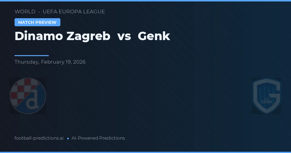 Dinamo Záhřeb vs Genk — předpověď a náhled zápasu