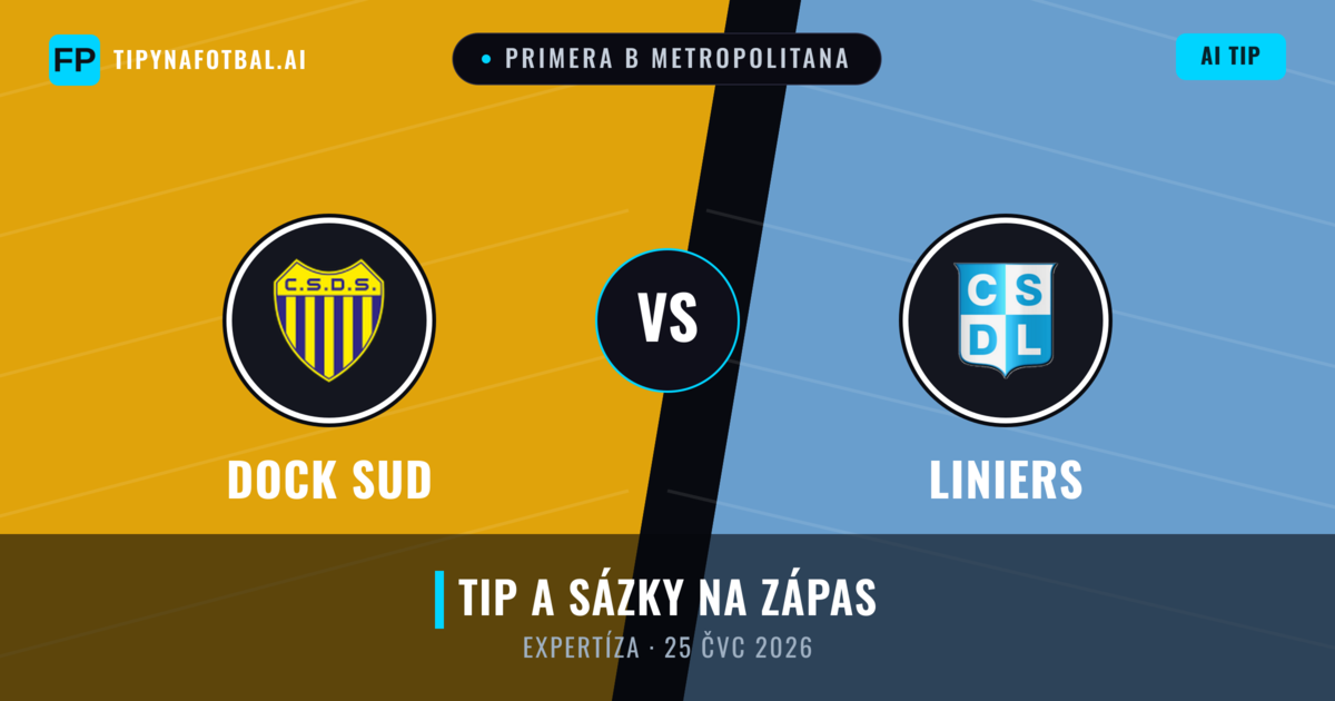 Dock Sud vs Liniers — předpověď a náhled zápasu