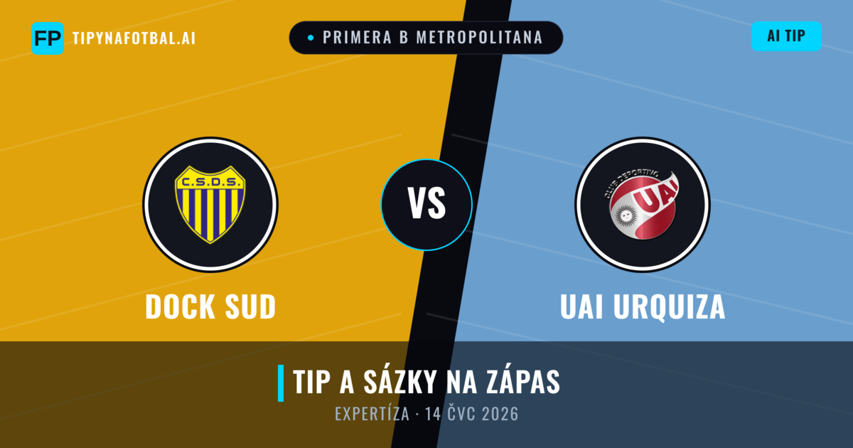Dock Sud vs UAI Urquiza — předpověď a náhled zápasu