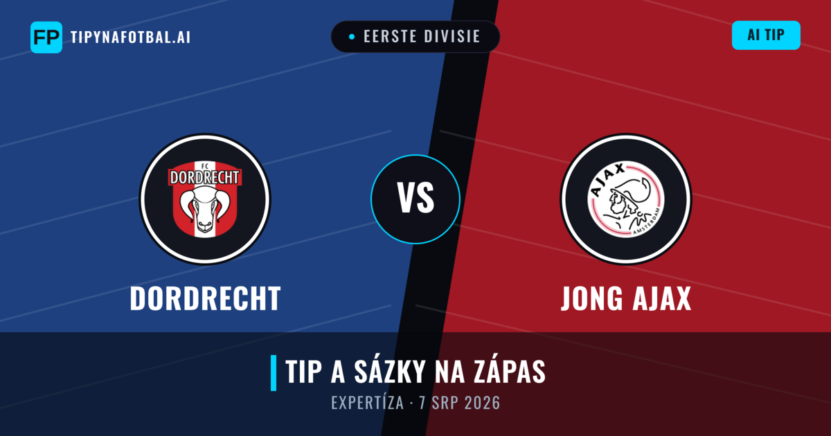 Dordrecht vs Jong Ajax — předpověď a náhled zápasu