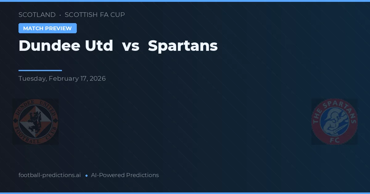 Dundee United vs Spartans — předpověď a náhled zápasu