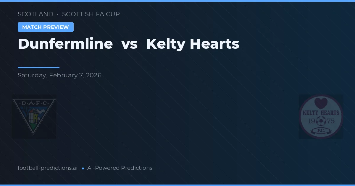 Dunfermline Athletic vs Kelty Hearts — předpověď a náhled zápasu