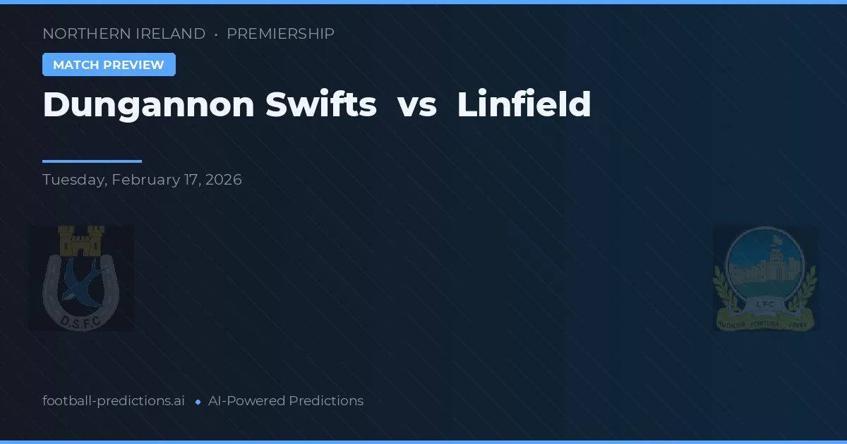 Dungannon Swifts vs Linfield — předpověď a náhled zápasu