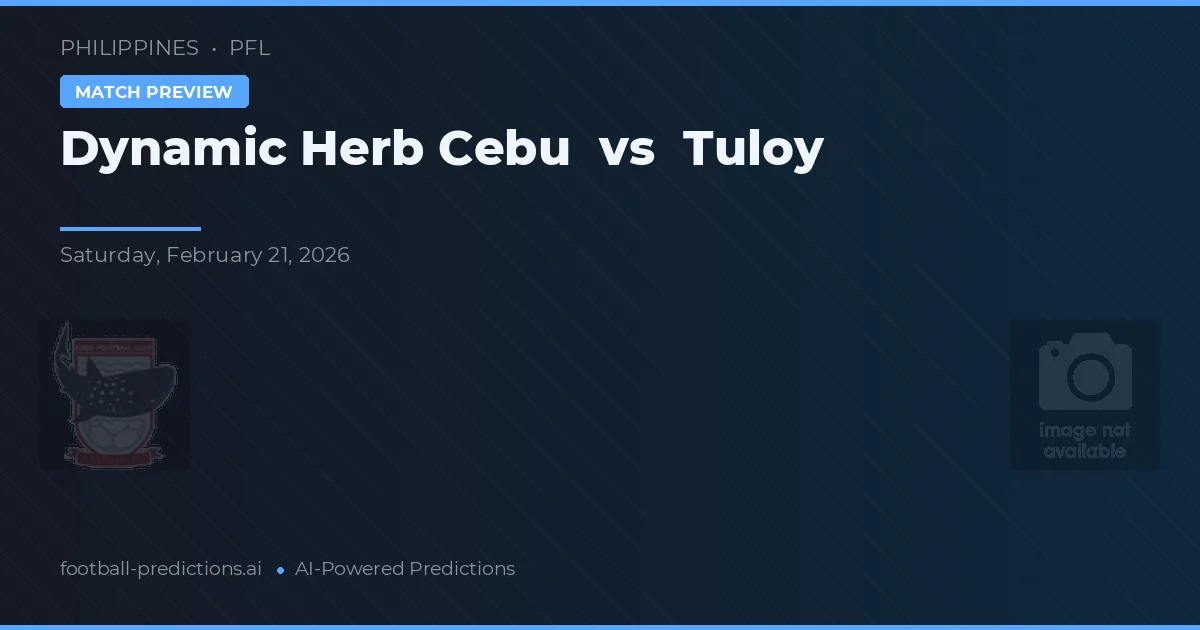Dynamic Herb Cebu vs Tuloy — předpověď a náhled zápasu