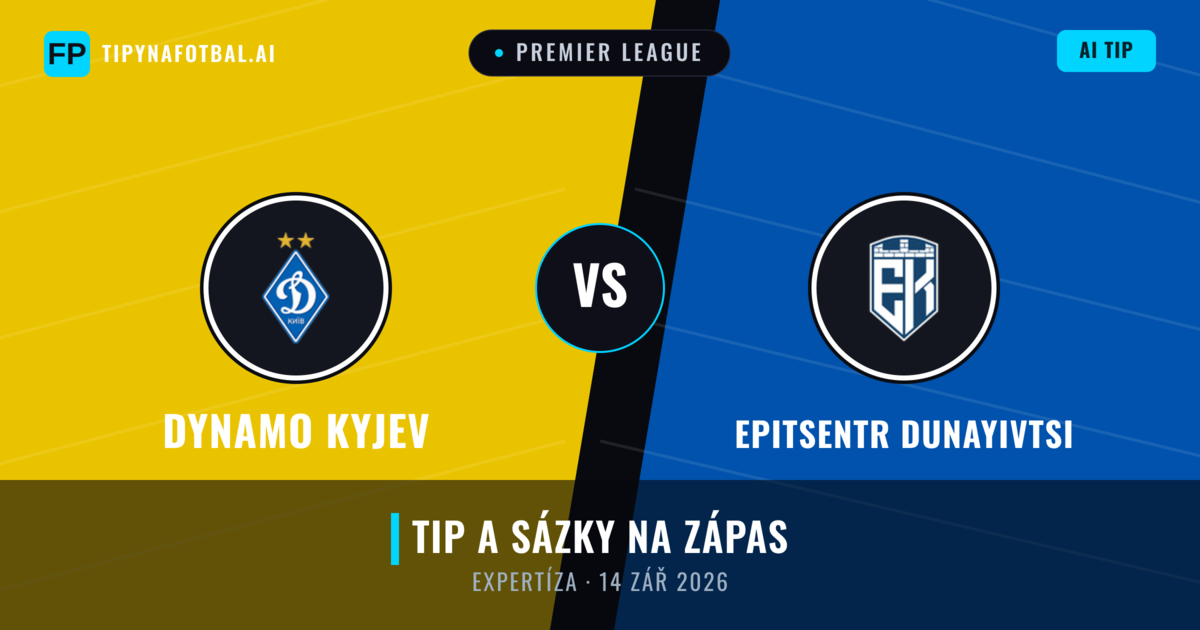Dynamo Kyjev vs Epitsentr Dunayivtsi — předpověď a náhled zápasu