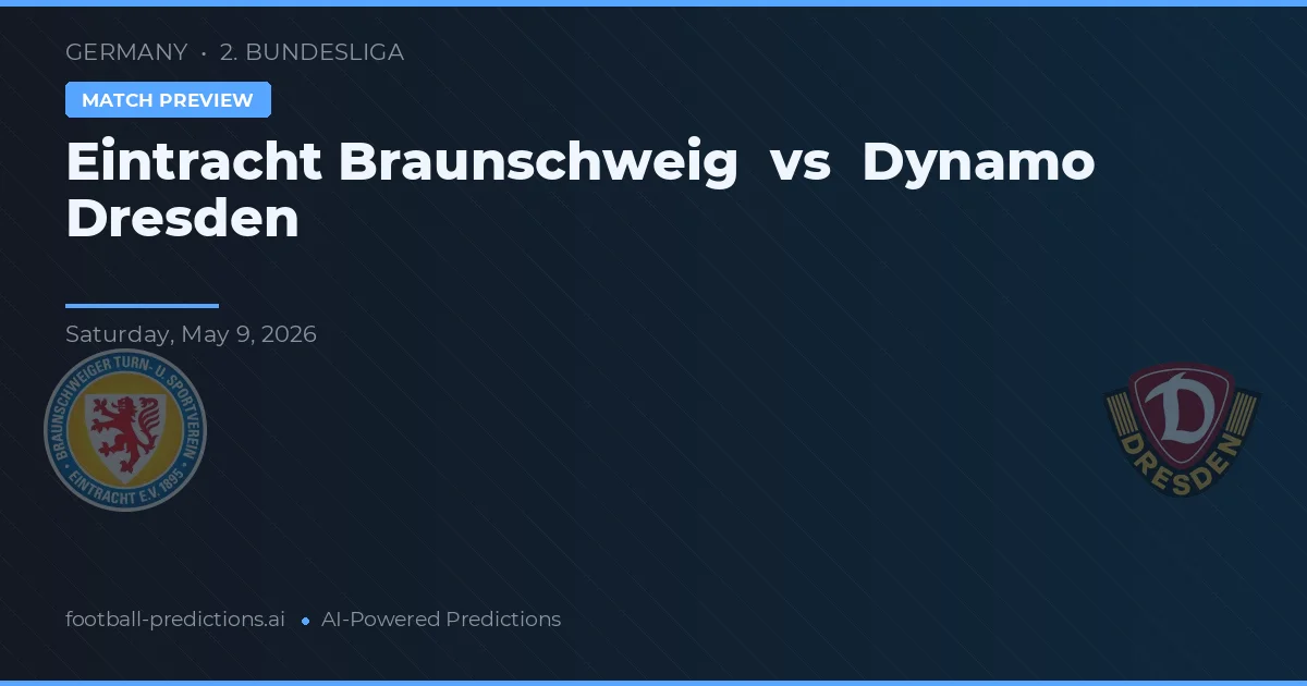 Eintracht Braunschweig vs Dynamo Drážďany — předpověď a náhled zápasu