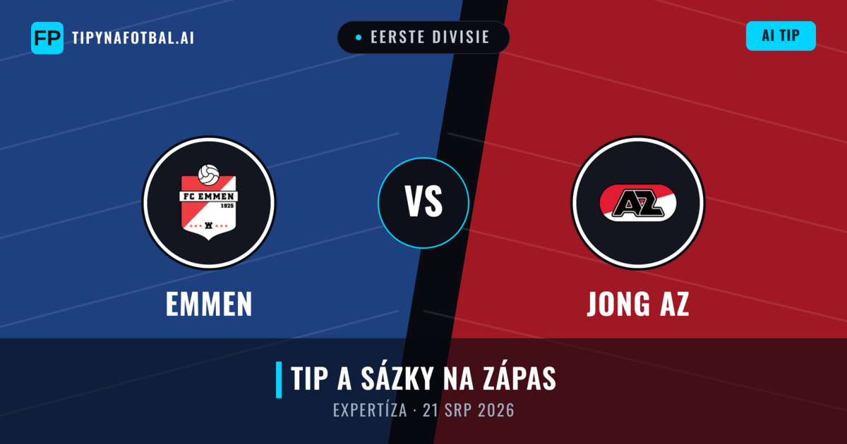 Emmen vs Jong AZ — předpověď a náhled zápasu
