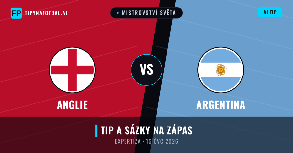 Anglie vs Argentina — předpověď a náhled zápasu