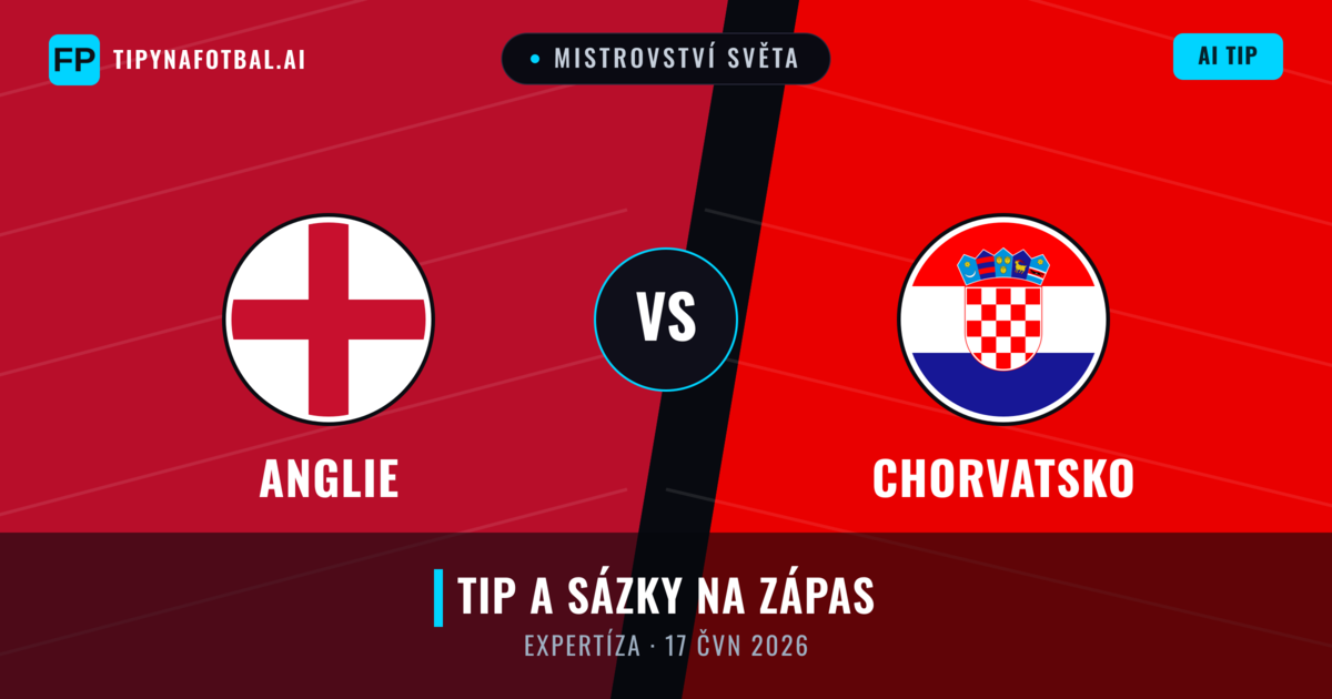 Anglie vs Chorvatsko — předpověď a náhled zápasu