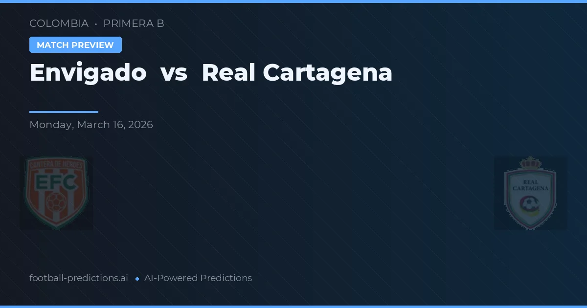 Envigado vs Real Cartagena — předpověď a náhled zápasu