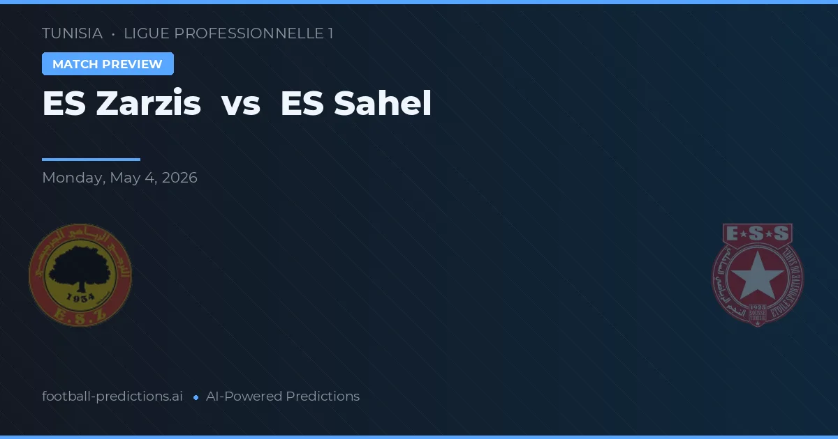 ES Zarzis vs ES Sfax — předpověď a náhled zápasu