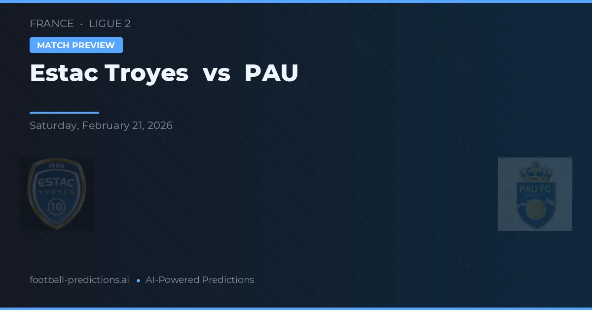 Estac Troyes vs PAU — předpověď a náhled zápasu