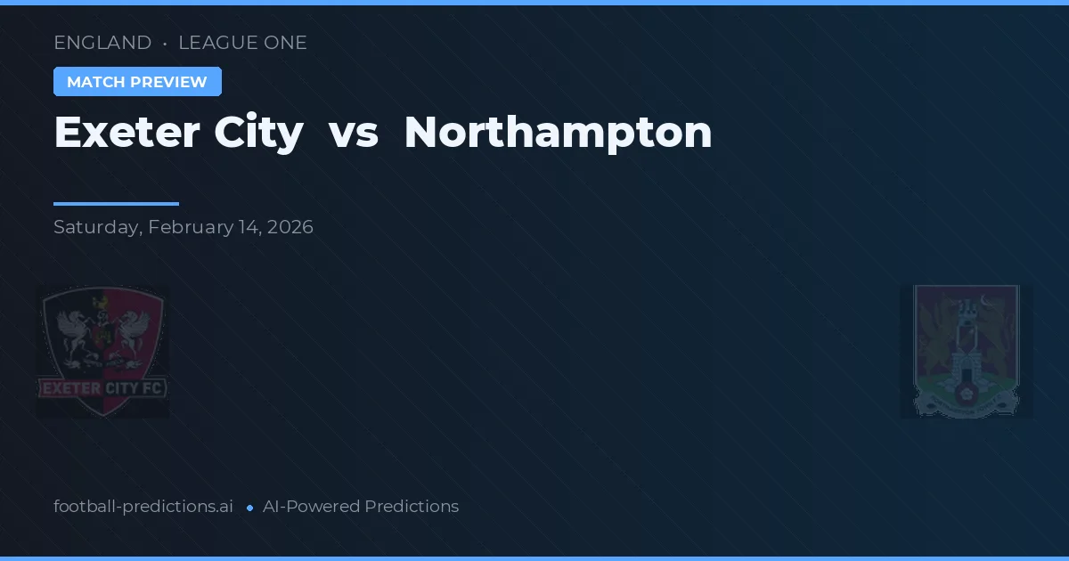 Exeter City vs Northampton — předpověď a náhled zápasu